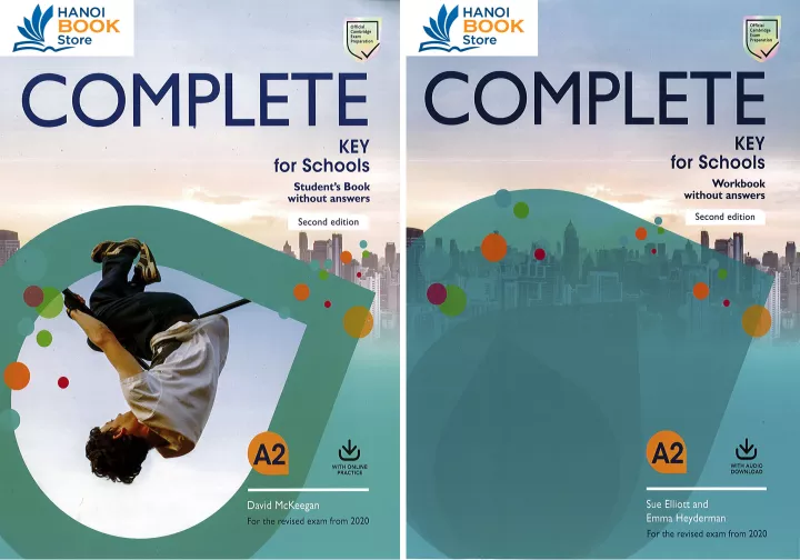 COMPLETE KEY FOR SCHOOLS STUDENT'S BOOK và WORKBOOK