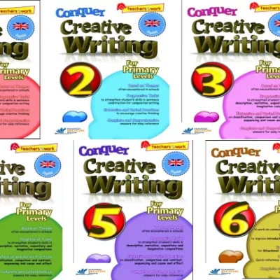 CONQUER CREATIVE WRITING 1,2,3,4,5,6 (Sách đen trắng)
