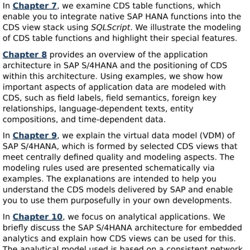 Core Data Services for ABAP