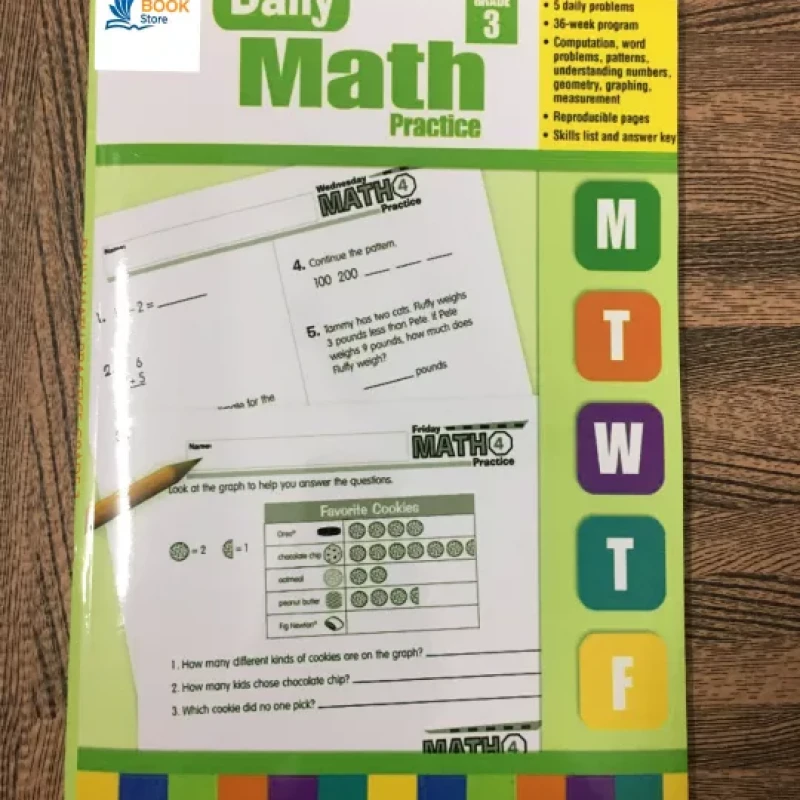 Daily Math Practice final 2 bộ đen trắng ( Sách đen trắng)