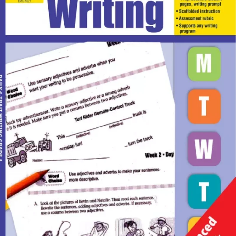 DAILY TRAIT WRITING GRADE 1-8 (Sách đen trắng)