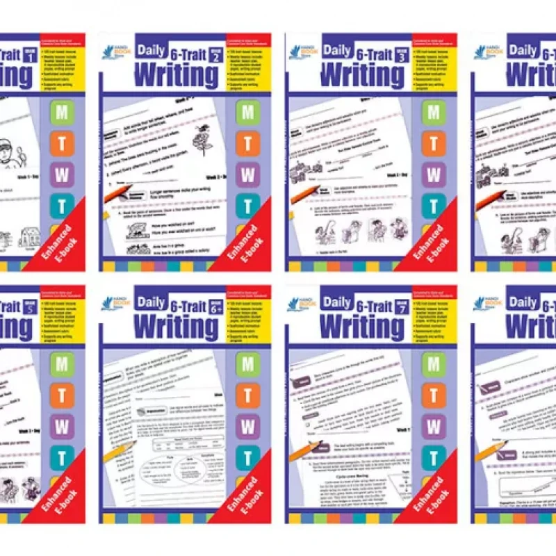 DAILY TRAIT WRITING GRADE 1-8 (Sách đen trắng)