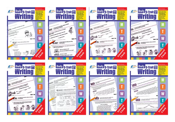 DAILY TRAIT WRITING GRADE 1-8