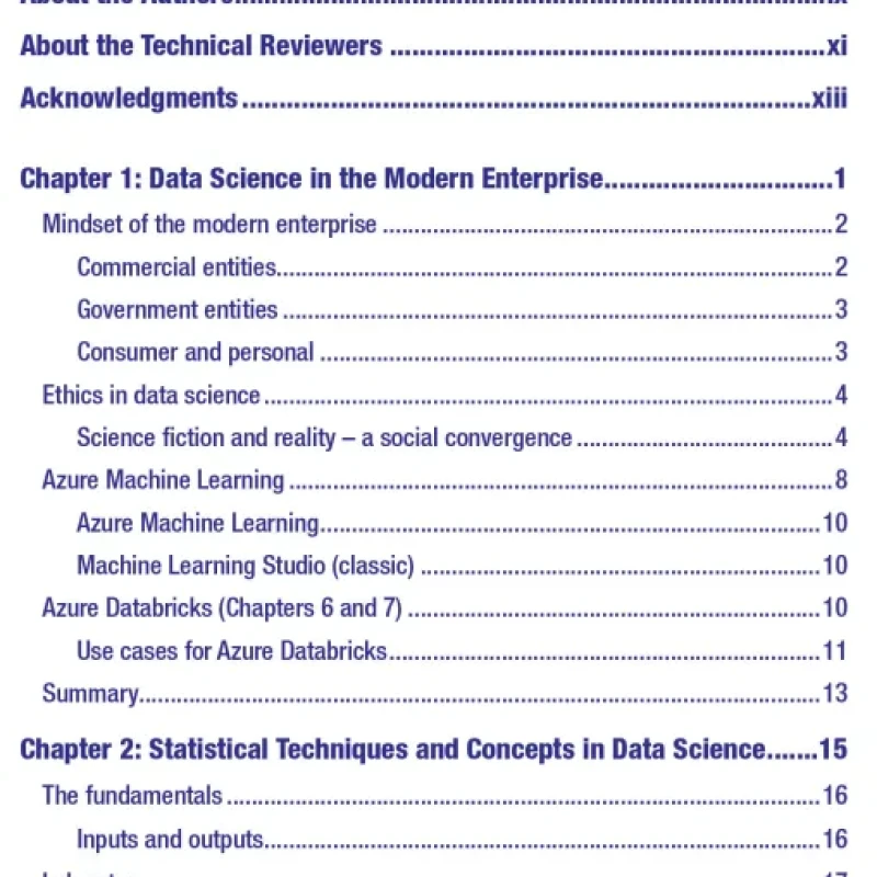 Data Science Solutions on Azure