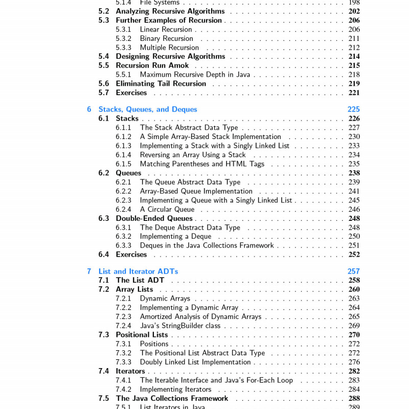 Data Structures and Algorithms in Java 2017