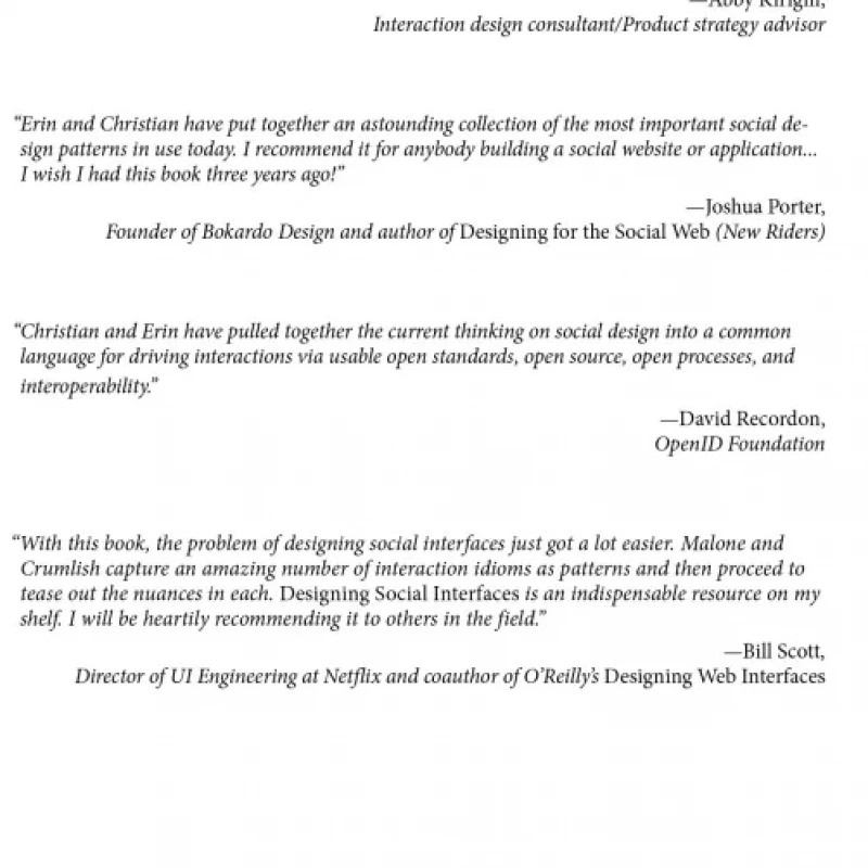 Designing Social Interfaces Principles