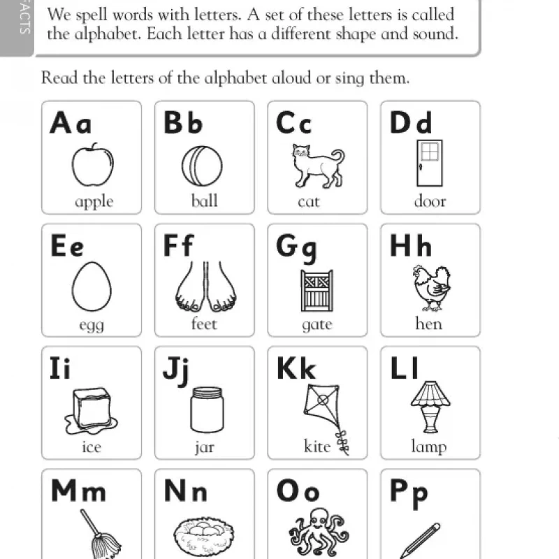 DK Workbooks Language Arts, Math and Science, Kindergarten ( sách đen trắng )