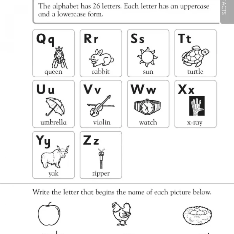 DK Workbooks Language Arts, Math and Science, Kindergarten ( sách đen trắng )
