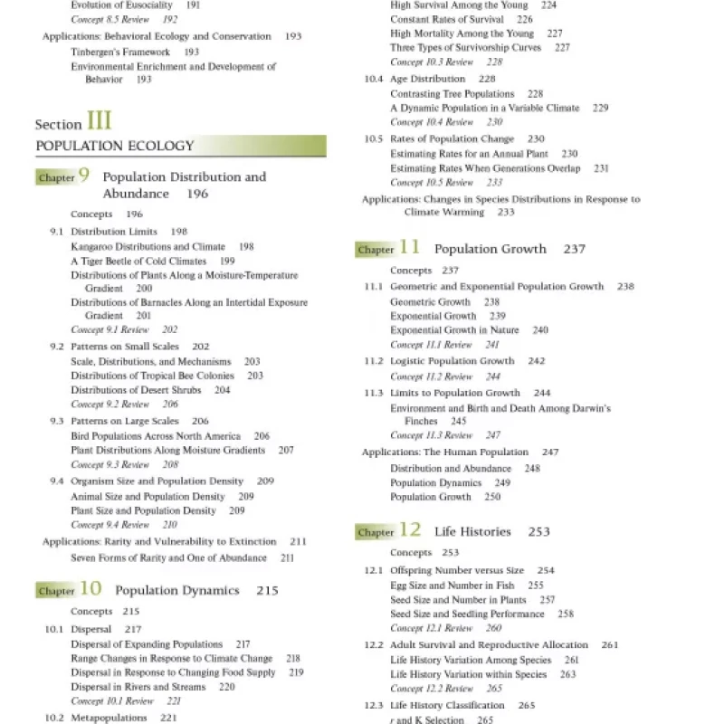 Ecology Concepts and Applications ( sach mau )
