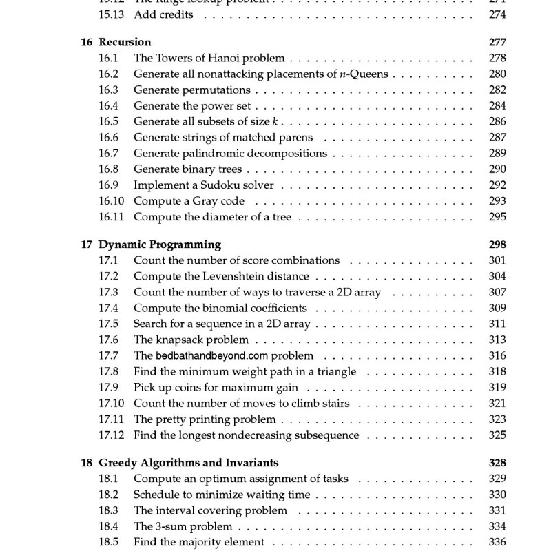 Elements of Programming Interviews