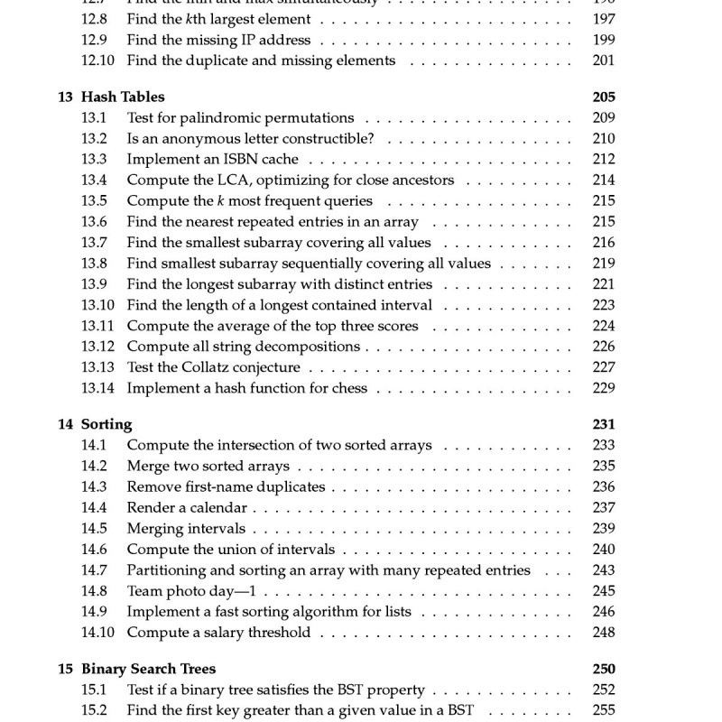 Elements of Programming Interviews