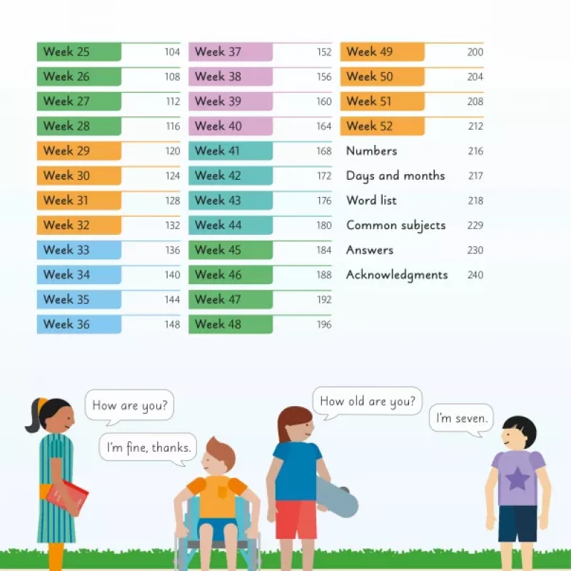 English for Everyone Junior 5 Words a Day ( sách màu)