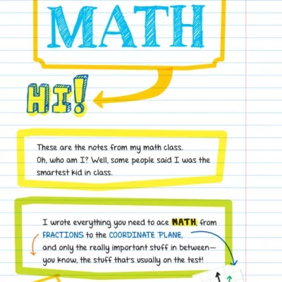 EVERY THING YOU NEED TO ACE MATH IN ONE BIG FATE NOTEBOOK (Sách màu)