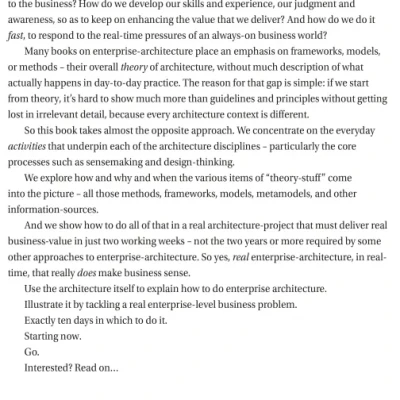 Everyday Enterprise Architecture