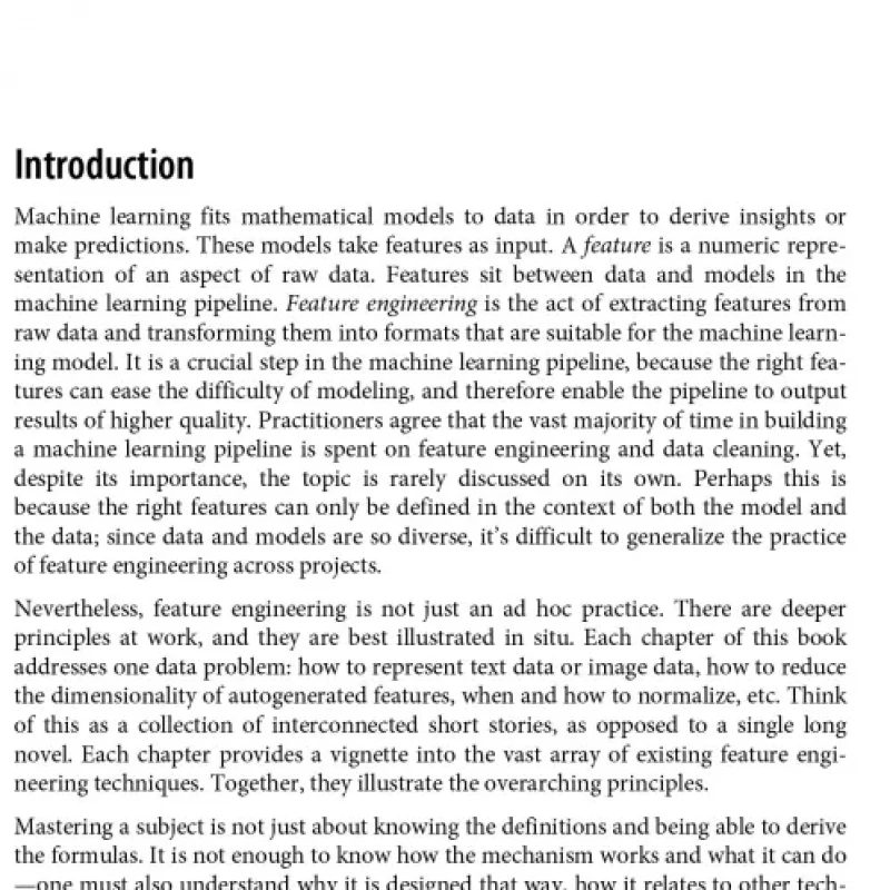 Feature Engineering for Machine Learning ( sách tiếng anh)