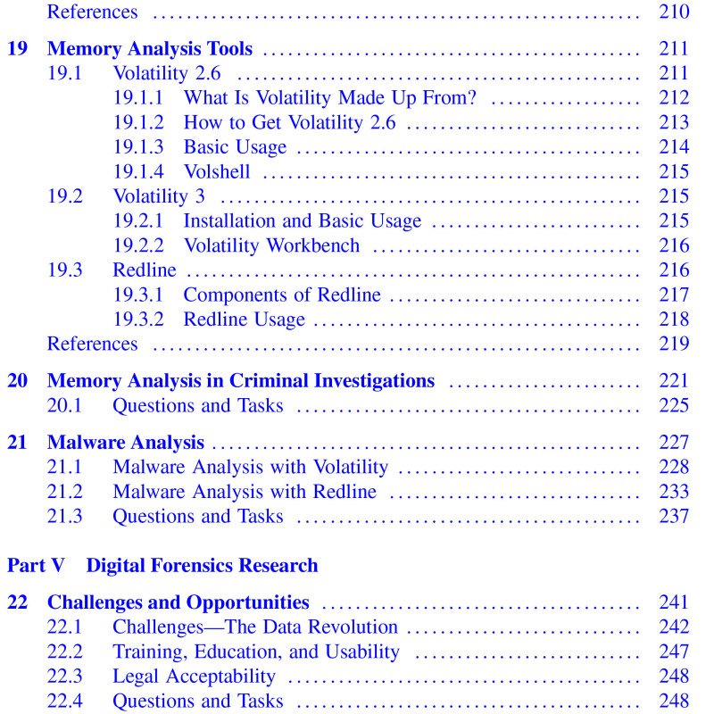 Sách Fundamentals of Digital Forensics A Guide to Theory, Research and Applications 3rd Edition