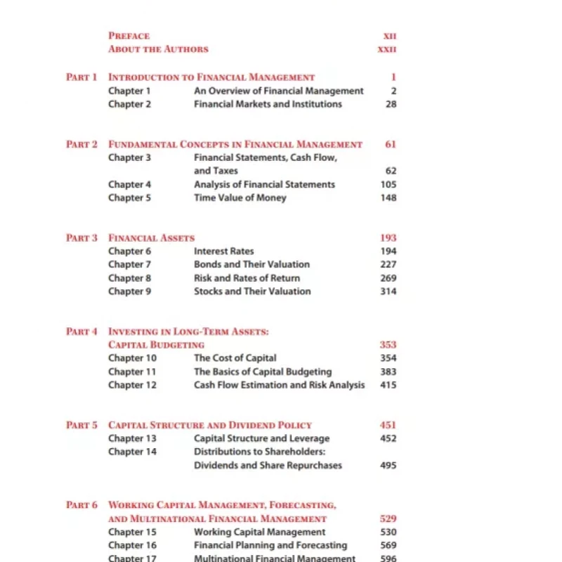 Fundamentals of financial management