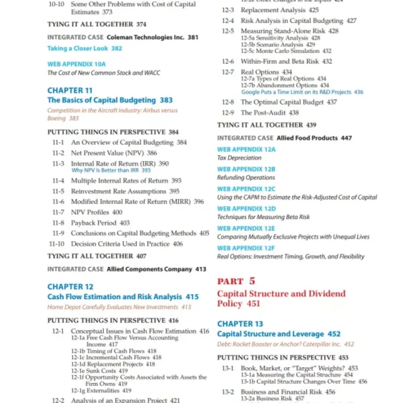 Fundamentals of financial management