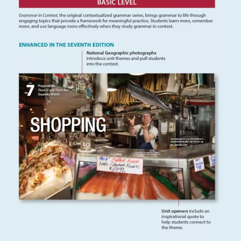 Grammar In Context Basic - 7th Edition (sách màu)