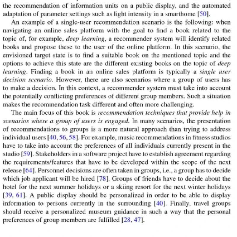 Group Recommender Systems An Introduction