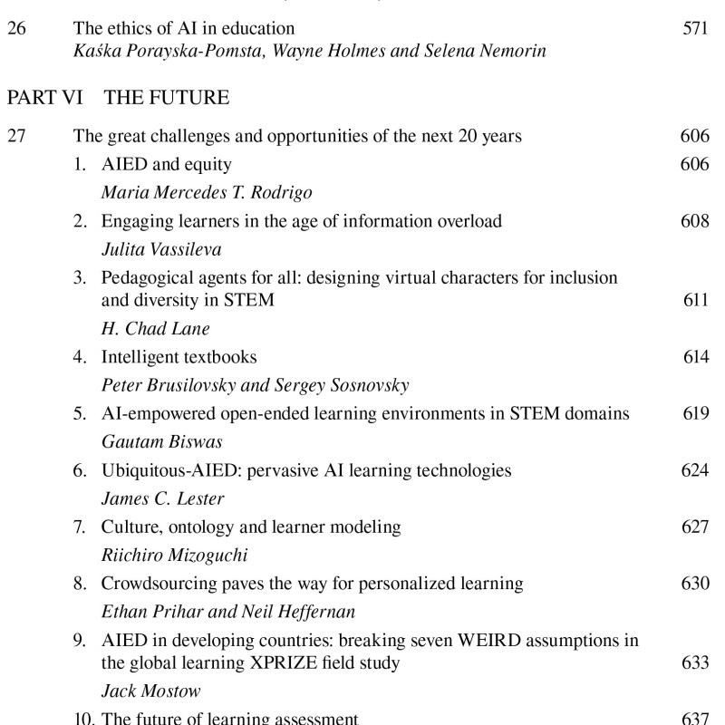 Sách Handbook of Artificial Intelligence in Education