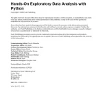 Hands-On Exploratory Data Analysis with Python