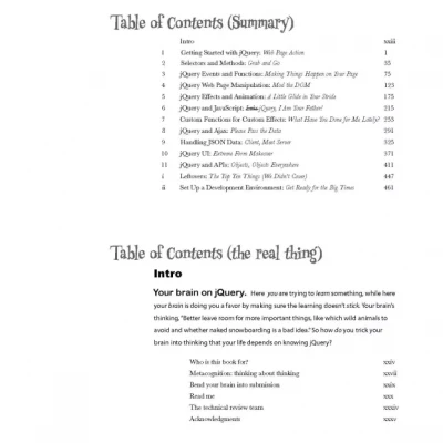 Head First jQuery