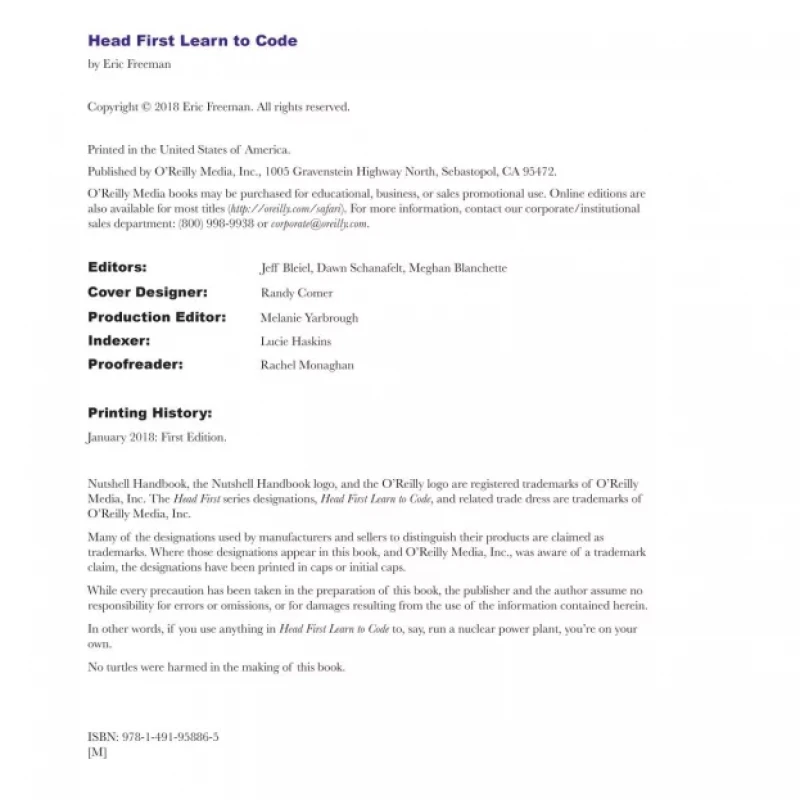 Head First Learn to Code