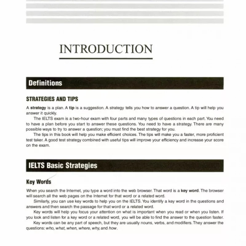 IELTS Strategies and Tips (Sách đen trắng)