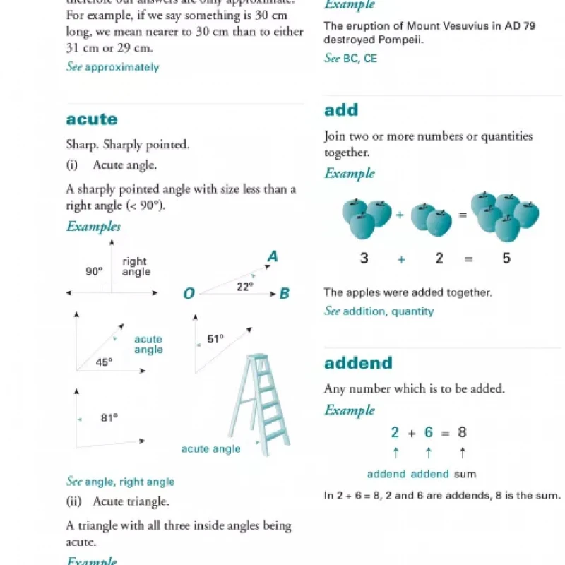 ILLUSTRATED MATH DICTIONARY 4TH EDITION (Sách đen trắng)