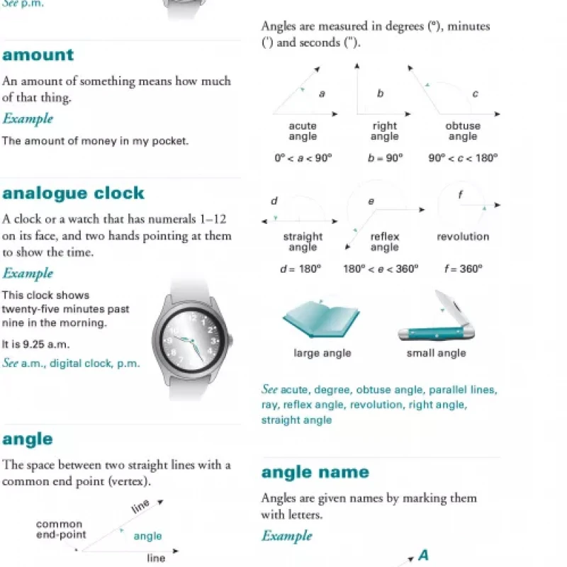 ILLUSTRATED MATH DICTIONARY 4TH EDITION (Sách đen trắng)