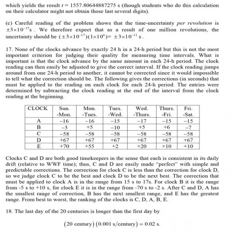 Instructors Solution Manual for Fundamentals of Physics