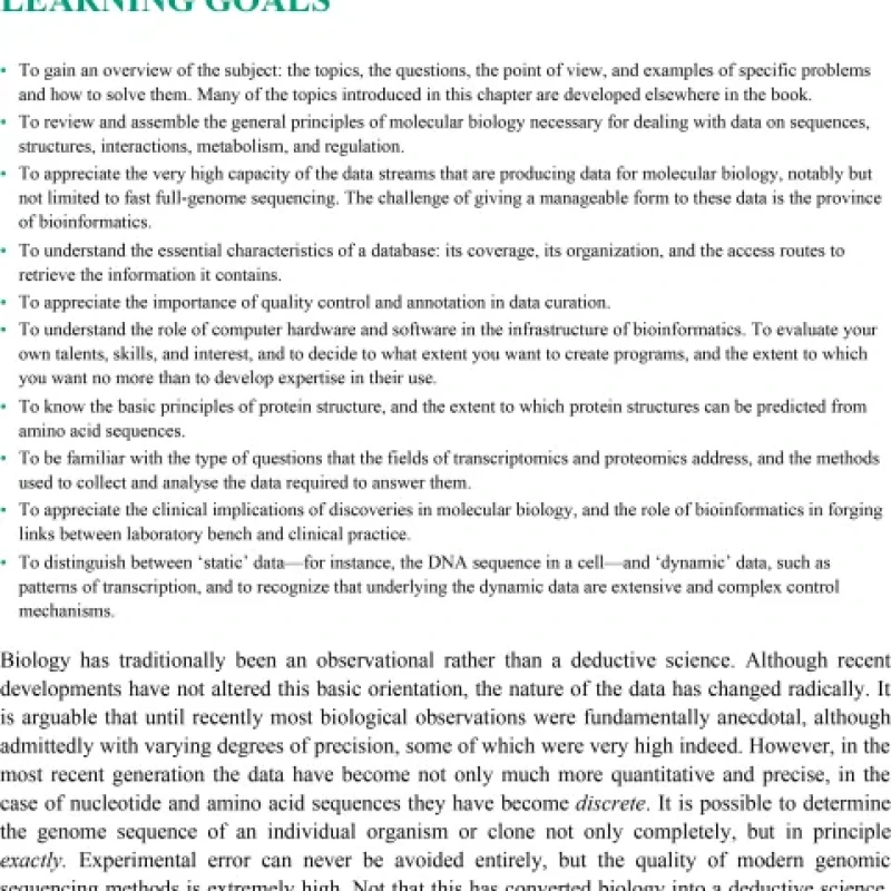 Introduction to bioinformatics - Hanoi Bookstore