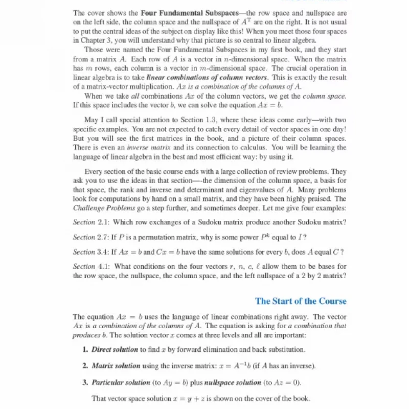 Introduction to Linear Algebra, Fifth Edition