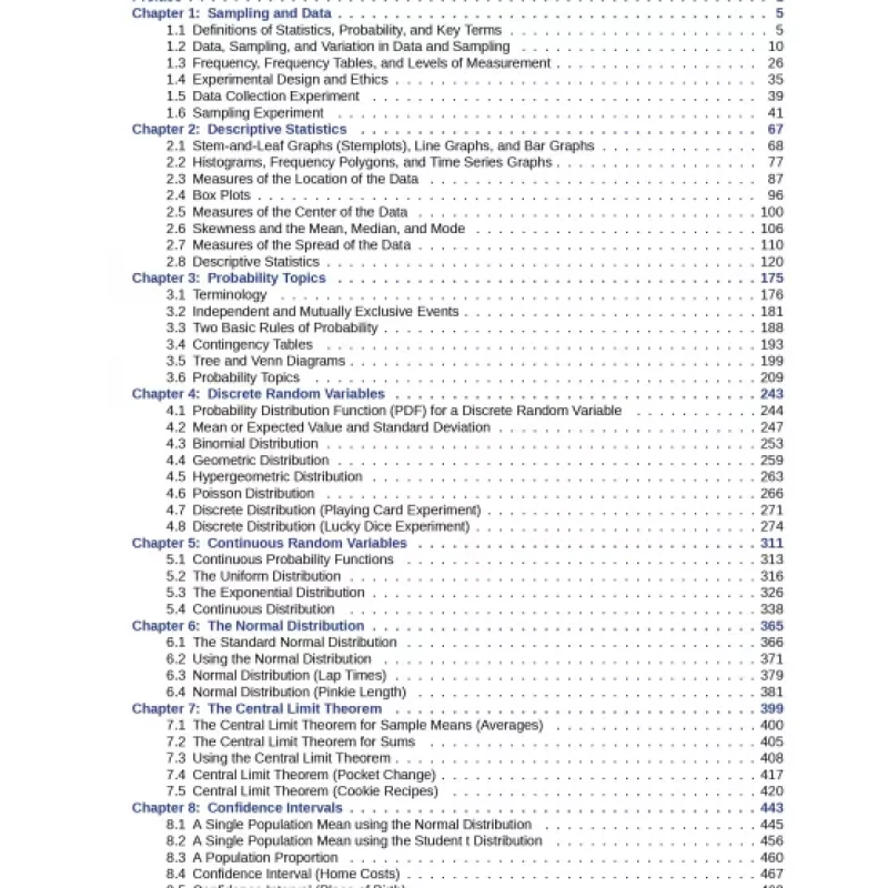 Introductory Statistics