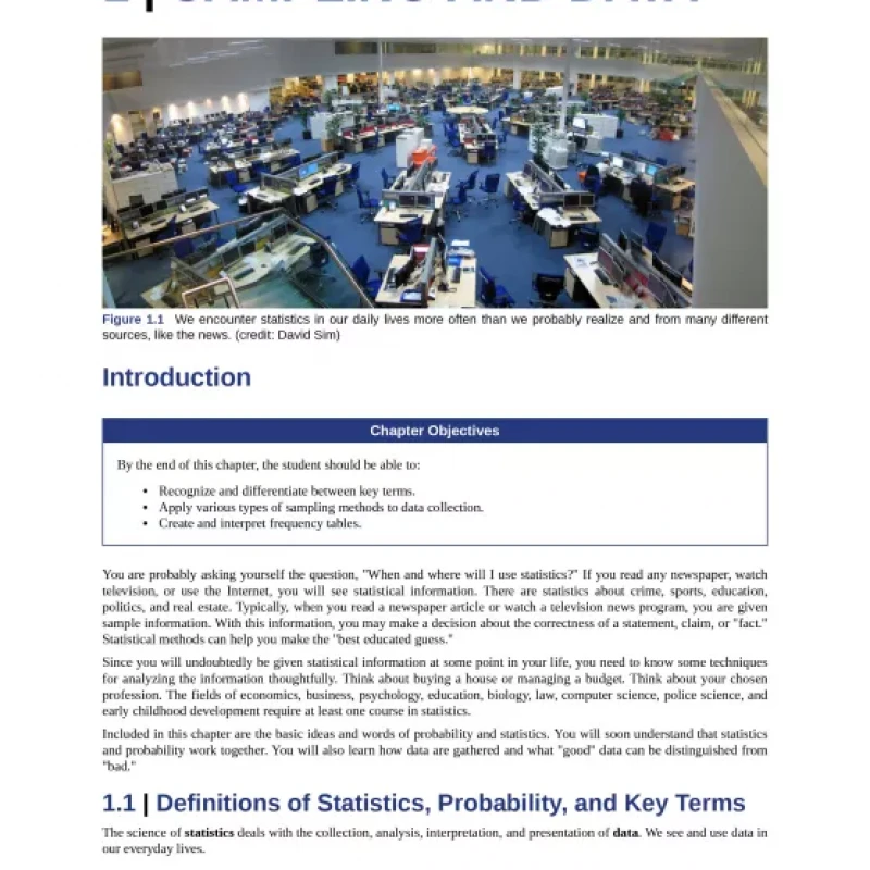Introductory Statistics