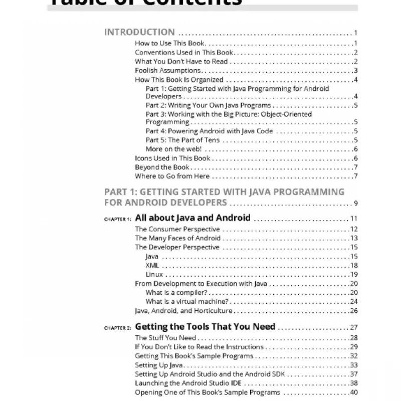 Java Programming for Android Developers For Dummies