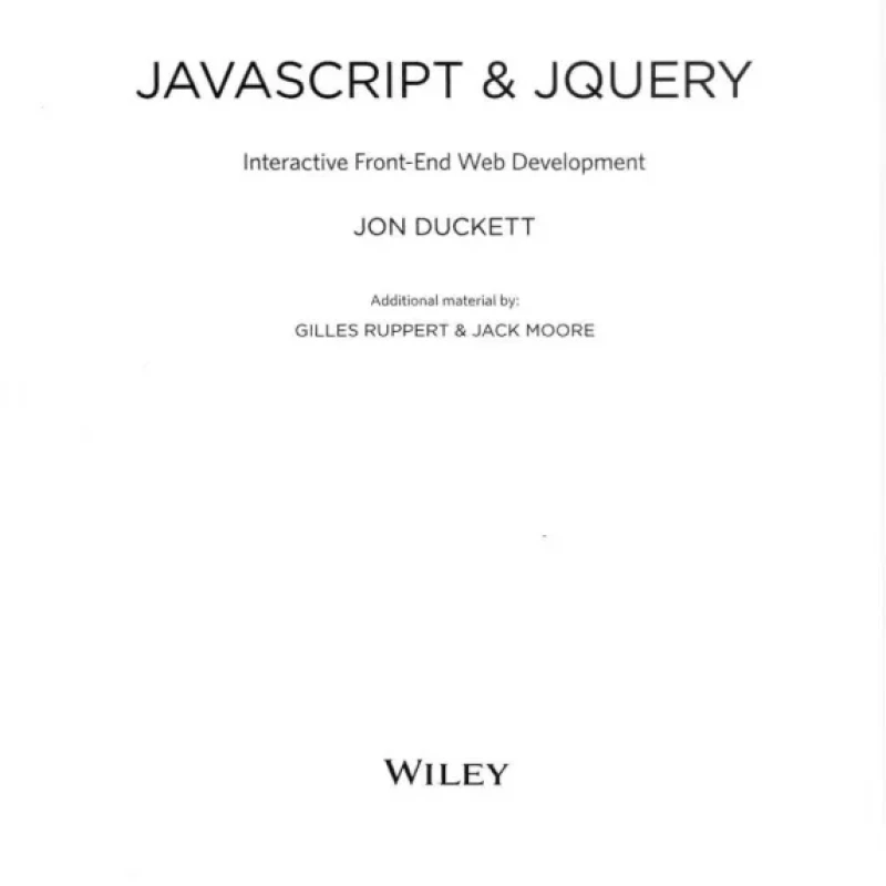 JavaScript and JQuery