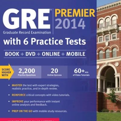 KAPLAN GRE PREMIER 2014 WITH 6 PRACTICE TESTS (Sách đen trắng)