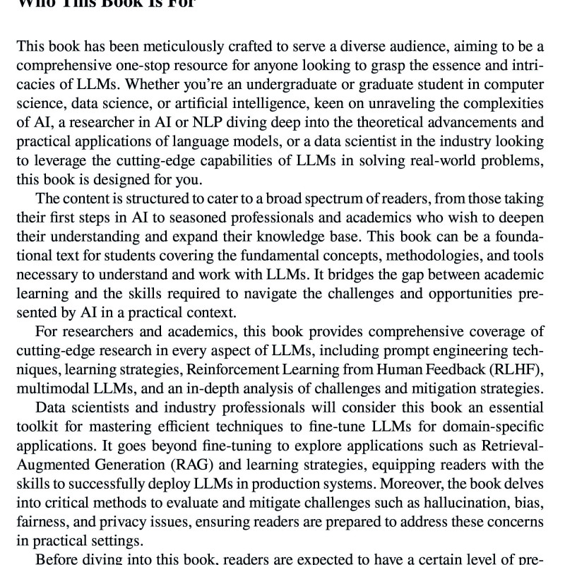 Sách Large Language Models A Deep Dive Bridging Theory and Practice