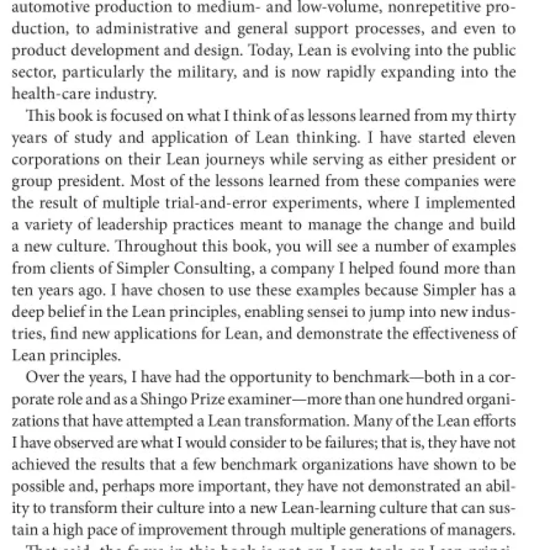 Leading the Lean Enterprise Transformation