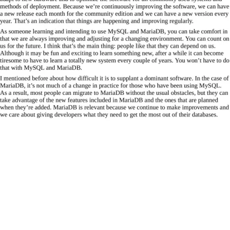 Learning MySQL and MariaDB
