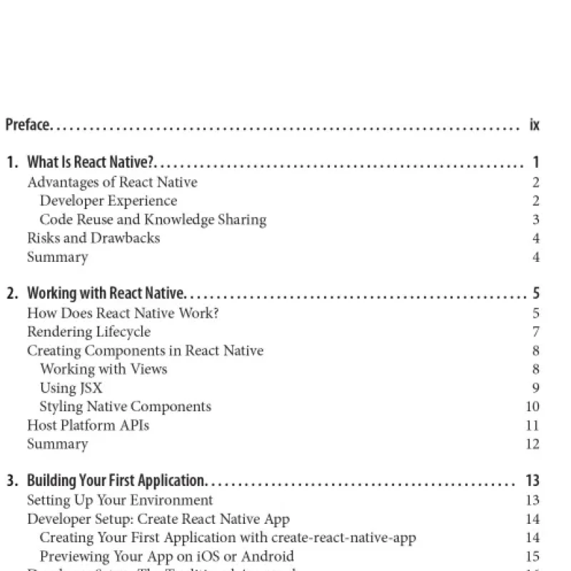 Learning React Native