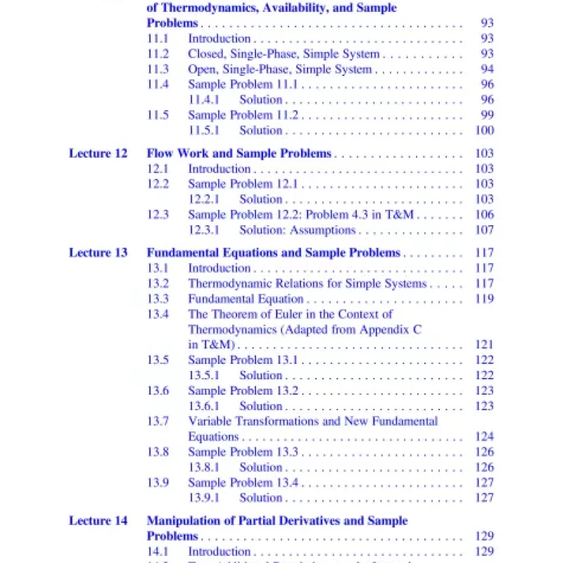 Lectures in Classical Thermodynamics