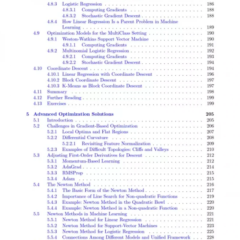Linear Algebra and Optimization for Machine Learning A Textbook