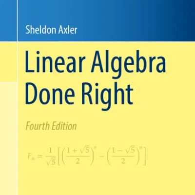 Linear Algebra Done Right, Third Edition 4E - Hanoibookstore