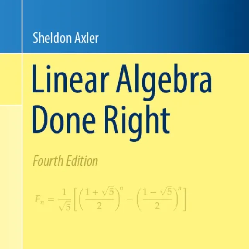 Linear Algebra Done Right, Third Edition 4E - Hanoibookstore