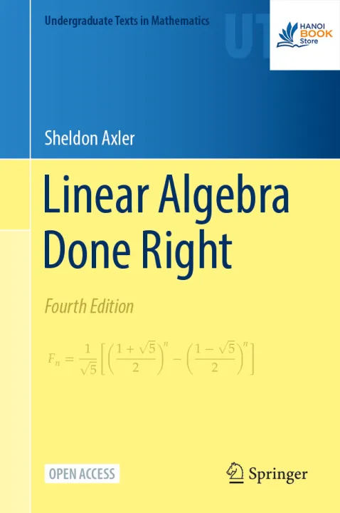 Linear Algebra Done Right, Third Edition 4E - Hanoibookstore