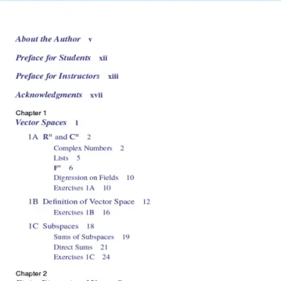 Linear Algebra Done Right, Third Edition 4E - Hanoibookstore