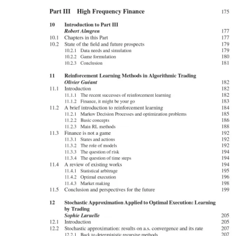 Machine Learning and Data Sciences for Financial Markets